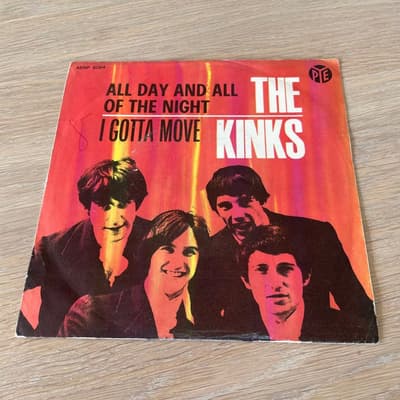 Tumnagel för auktion "THE KINKS-All Day And All Of The Night+1 (7", 1964, Italien)"