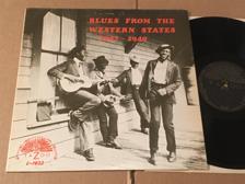 Tumnagel för auktion "V/A Blues From The Western States 1927-1949 LP -72 US YAZOO L-1032"