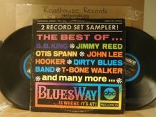 Tumnagel för auktion "BLUESWAY SAMPLER - VOLS. 1 & 2 - THE BEST OF - V/A - 2 -LP"