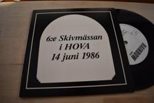 Tumnagel för auktion "V/A Hova Skivmässan 1986 7" T-boones The Customs The Fox Hunters  Rare EP"