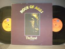 Tumnagel för auktion "THE BAND - ROCK OF AGES - 2 -LP"