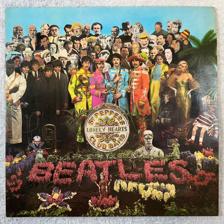 Tumnagel för auktion "THE BEATLES sgt Peppers lonely hearts club band LP re UK EMI/PARLOPHONE PCS 7027"