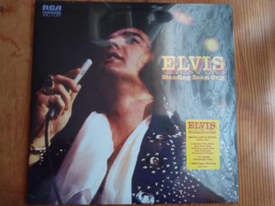 Tumnagel för auktion "Elvis Presley ny ftd standing room only vinyl 2 lp one of kind"