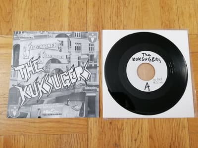 Tumnagel för auktion "The Kuksugers – S/t, 7" (Kröka Records, 2015) LTD edition, nr: 89/350"