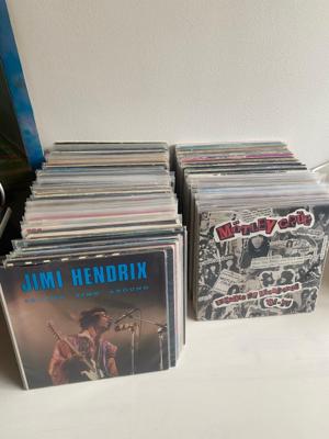 Tumnagel för auktion "Vinyl lp samling 167 st Bob Dylan the Doors Bowie Hendrix pink floyd mfl"