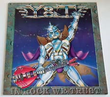 Tumnagel för auktion "Y&T - IN ROCK WE TRUST. LP. HOLLAND. 1984. VG+/NM."