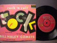 Tumnagel för auktion "BILL HALEY & HIS COMETS - ROCK ´N ROLL - RAZZLE-DAZZLE - EP - DECCA"