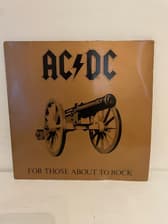 Tumnagel för auktion "AC/DC - For Those About to Rock G/F Ger Original-83!"