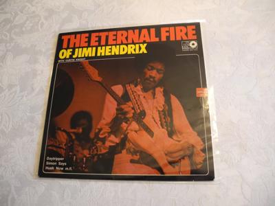 Tumnagel för auktion "Jimi Hendrix The Eternal Fire Of Jimi Hendrix lp"