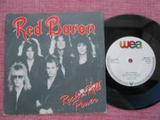 Tumnagel för auktion "7" Red Baron - Rock 'n' Roll Power / Fool's Gold PS SWE"