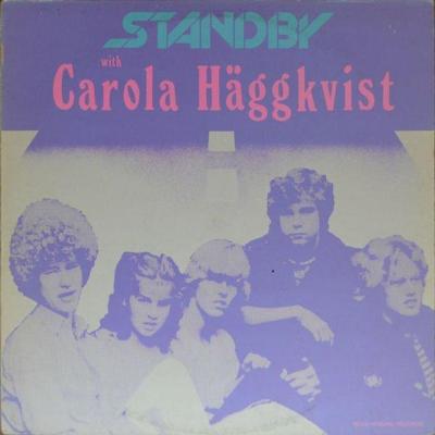 Tumnagel för auktion "Standby With Carola Häggkvist " Hennes första band""