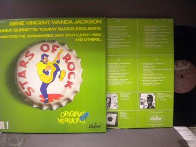 Tumnagel för auktion "GENE VINCENT/WANDA JACKSON/JOHNNY BURNETTE...VOL. 1 - 3 -LP BOX - V/A"