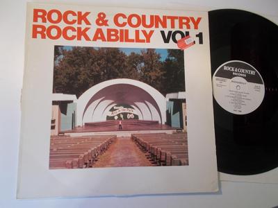 Tumnagel för auktion "V/A ROCK & COUNTRY ROCKABILLY Vol.1, LP Sve '80 Bob Calloway Dan Virva mfl"