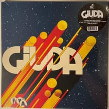 Tumnagel för auktion "GIUDA - E.V.A. VINYL LP -19. GLAM ROCK. INPLASTAD"