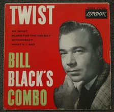 Tumnagel för auktion "BILL BLACK's COMBO - EP SPAIN 1962 - LONDON 71749 So what - ELVIS PRESLEY bass"