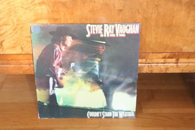 Tumnagel för auktion "STEVIE RAY VAUGHAN DOUBLE TROUBLE - COULDN'T STAND THE WEATHER LP "