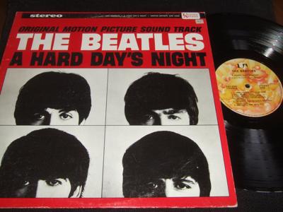 Tumnagel för auktion "LP - THE BEATLES. A Hard Day´s Night. (1964) 1978"