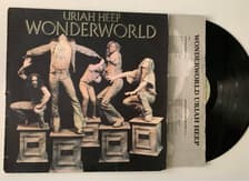 Tumnagel för auktion "URIAH HEEP OK skick vinyl rock skiva LP"