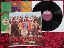 Tumnagel för auktion "LP: BEATLES Sgt Peppers Lonely Hearts Club Band (1967) **USA-press!**"