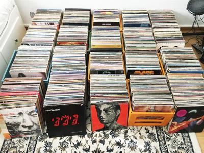 Tumnagel för auktion "1700+ LP-skivor | Stor skivsamling | Vinyl LP | Rock Pop vinylsamling"