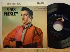 Tumnagel för auktion "ELVIS: EPA-4041. JUST FOR YOU. I NEED YOU SO+3.US-PRESS.  M-"