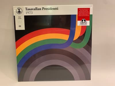 Tumnagel för auktion "Tasavallan Presidentti - Pop Liisa LIVE SVART RECORDS Finl.-2016 BLUE VINYL TOPP"