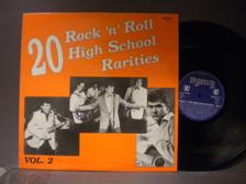 Tumnagel för auktion "20 ROCK ´N´ ROLL HIGH SCHOOL RARITIES - VOL. 2 - V/A"