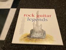 Tumnagel för auktion "ROCK GUITAR LEGENDS, från 1990 box 4st. vinyl LP"