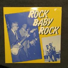 Tumnagel för auktion "VARIOUS ARTISTS-ROCK BABY ROCK WHITE LABEL 8890 GREAT LP"