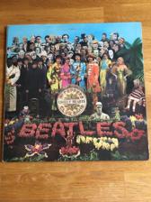 Tumnagel för auktion "Beatles Sgt Peppers Lonely Hearts Club 1967 första press uk Mega rare"