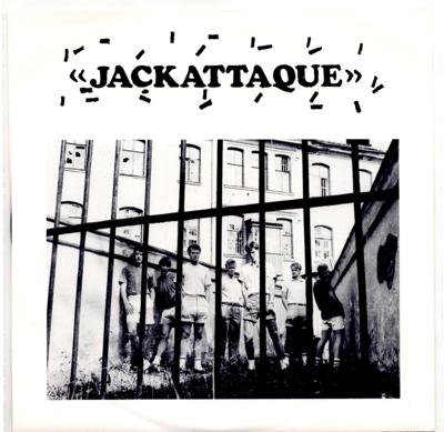 Tumnagel för auktion "JACKATTAQUE- Franska flickor SVÅRHITTAD DIY POP SINGEL på eget bolag 1981?"