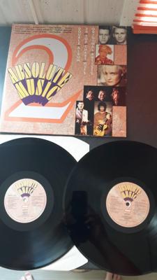 Tumnagel för auktion "V / A - Absolute Music 2 DLP 1987 - OBS - LÄS iNFO NEDAN"