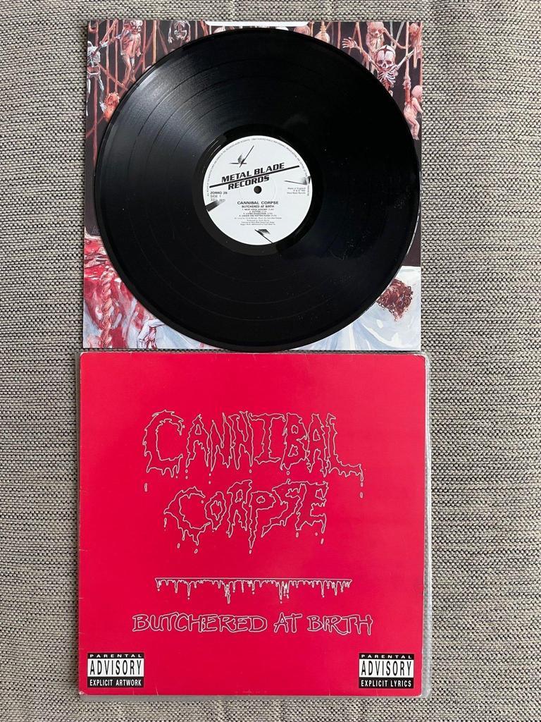 Cannibal Corpse Butchered at Birth, Vinyl Vinylkoll Cannibal Corpse Butchered at Birth, Vinyl Vinylkoll