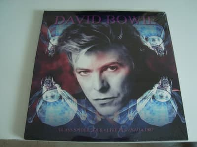 Tumnagel för auktion "David Bowie Glass Spider Tour Live In Canada 1987 Purple Vinyl"