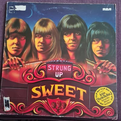 Tumnagel för auktion "Sweet, Strung up, Vinyl LP, OBS! Endast studio Albumet"