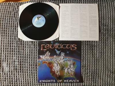 Tumnagel för auktion "Leviticus - Knights Of Heaven LP Original UK-press från 1989."