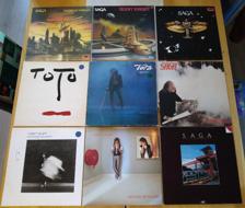 Tumnagel för auktion "27 st Rock LP / Vinyl - Toto, Saga, Elo, Alan Parson, Manfred mann's m.m."