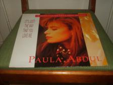 Tumnagel för auktion "12" Paula Abdul  its just the way you love me uk press"