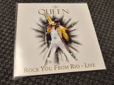 Tumnagel för auktion "Queen - Rock You From Rio Live LP"