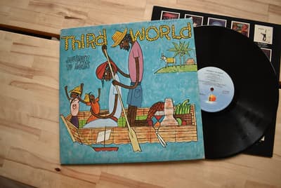 Tumnagel för auktion "Third World Journey to Addis LP Virgin Records Reggae pop ska"