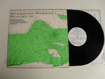 Tumnagel för auktion "V/A - SVERIGES STÖRSTA SINGEL 3 (Mistlur LP 1983 Sverige) EBBA GRÖN DOCENT DÖD"