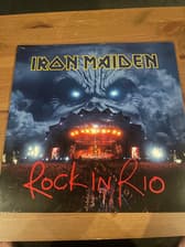 Tumnagel för auktion "Iron Maiden - Rock in Rio (Vinyl) Ny Inplastad 2017 Nyutgåva"