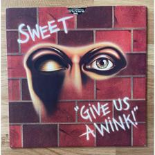 Tumnagel för auktion "Sweet - Give Us A Wink LP (rock hårdrock metal vibyl)"