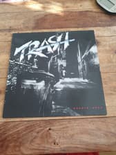 Tumnagel för auktion "Trash - Burnin' Rock. Vinyl LP"