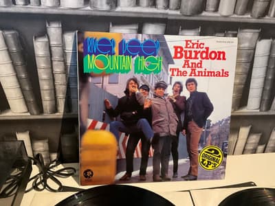 Tumnagel för auktion "ERIC BURDON & THE ANIMALS River Deep Mountain High/Ring Of Fire, dubbel vinyl LP"