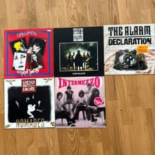 Tumnagel för auktion "5 st vinylplattor - blandat - Gothic Rock, Post-Punk, New Wave, Pop"