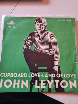 Tumnagel för auktion "John Leyton Singel 1963(Sweden) Cupboard love"