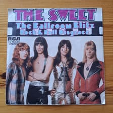 Tumnagel för auktion "THE SWEET - BALLROOM BLITZ / ROCK & ROLL DISCRACE 7" 1973"