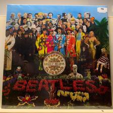 Tumnagel för auktion "THE BEATLES - SGT. PEPPER'S LONELY HEARTS BAND"