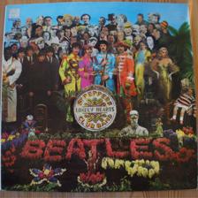 Tumnagel för auktion "Beatles Srgt Peppers Lonely hearts club band Gatefold"